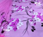 Half-silk-Hand-Print-Saree-Pink